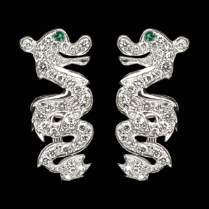INTERCHANGEABLE DRAGON EARRINGS